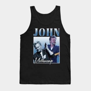 John J. Mellencamp Retro 90s Artwork Tank Top